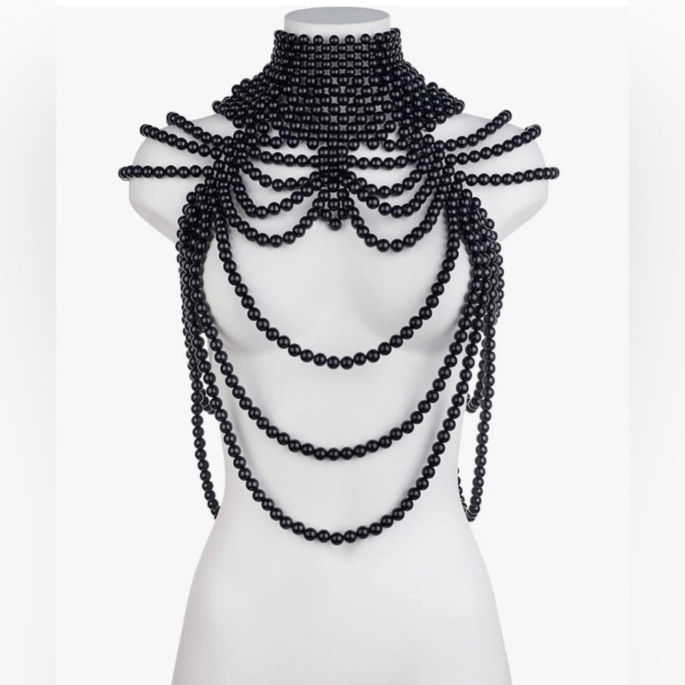 Black Pearl body chain